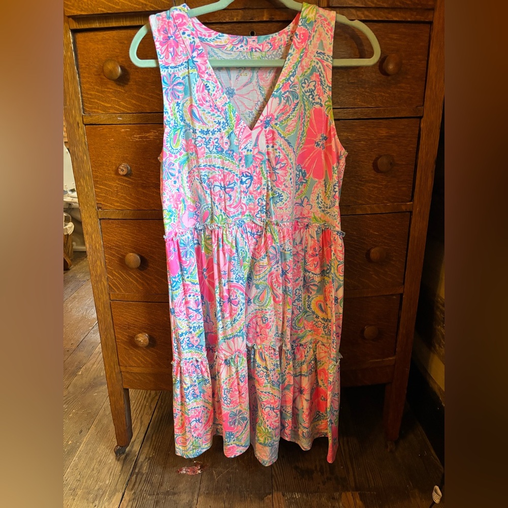 Lilly Pulitzer Vibrant Paisley Dress